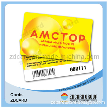 Barcode Cards / Qr Code Card /Data Card for Membership Card, VIP Card, Membership Card, Business Card